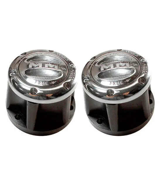 Locking Hub Set, Mile Marker, 10 Spline, 1946-1971 Willys And Jeep, Dana 25 And Dana 27 1