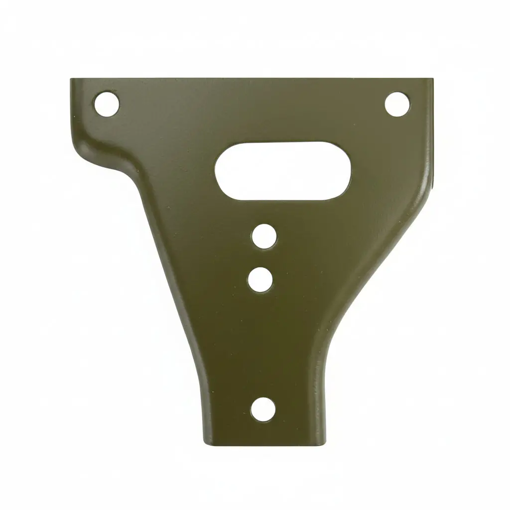 Gusset, Lower Front Bumper, Lh, 1941-1948, Mb, Gpw, Willys Jeep Cj2a 1