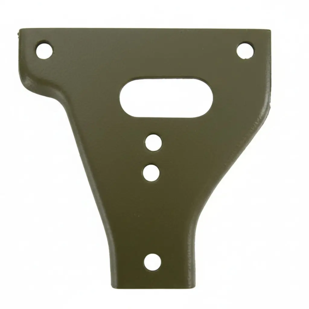 Gusset, Lower Front Bumper, Rh, 1941-1948, Mg, Gpw, Willys Jeep Cj2a 1