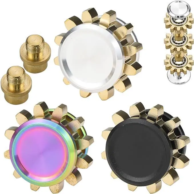 Adhix Adxog - Copper Gears Linkage Fidget Toy Mini Metal Silent Bearing Edc 1