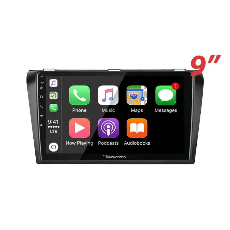 Nakamichi Na9mazda320042009 9" Wireless Carplay Android Auto Mazda 3 2004-2009 1