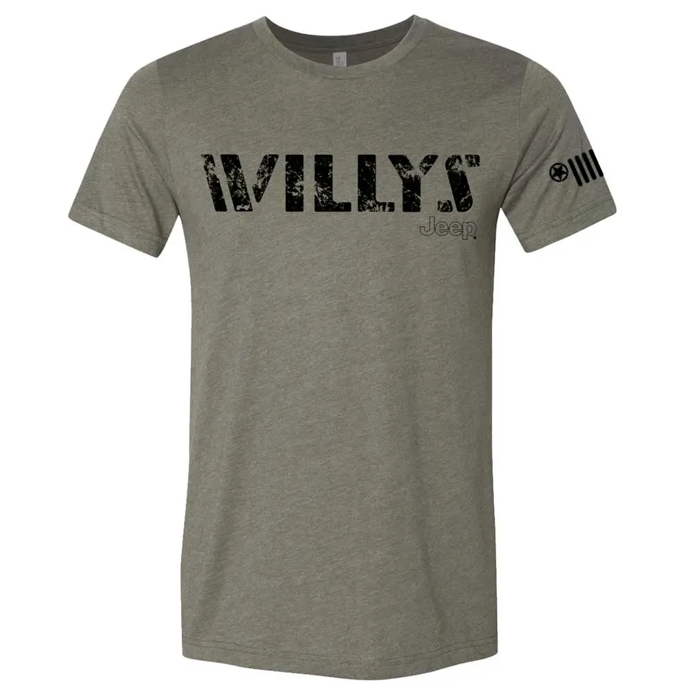 Mens Jeep® Willys T-Shirt - Military Green 1