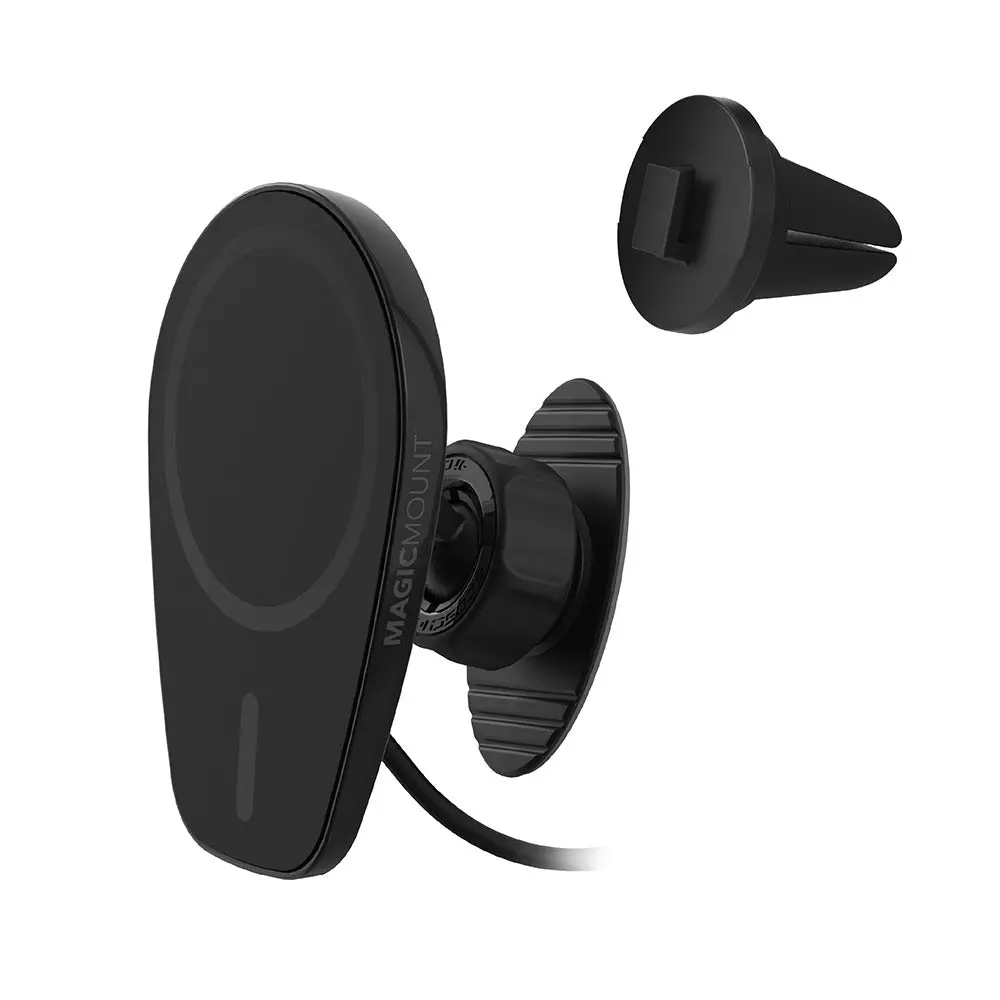 Scosche Mpq6dv-Sp Magicmount Dash/Vent Magsafe Magnetic Wireless Charging Phone Mount 1