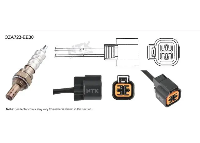 Genuine Ntk O2 Oxygen Sensor For Hyundai Accent 3/2000 - 2009 1.6 - Rear 1