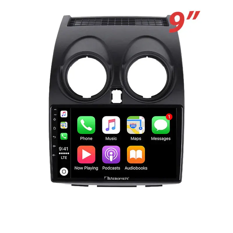 Nakamichi Na9nissandualis20072013 9" Wireless Carplay Nissan Dualis 2007-2013 1