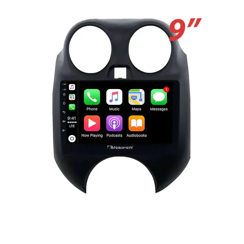 Nakamichi Na9nissanmicra20112014 9" Wireless Carplay Head Unit Nissan Micra 2011-2014 1