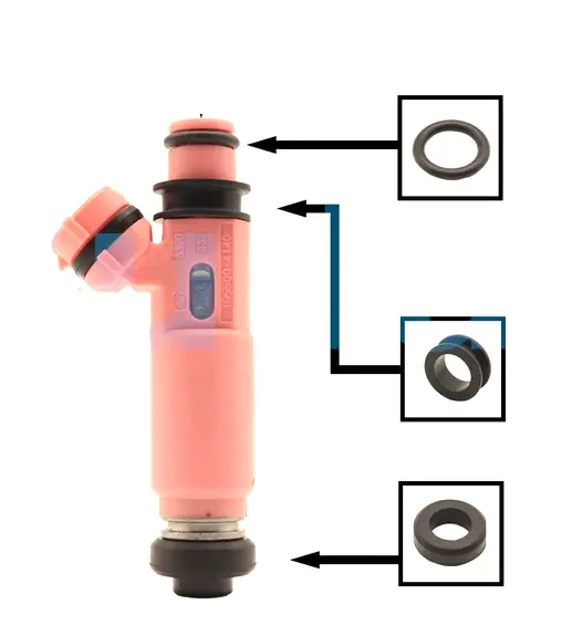 O-Ring Set For 11Mm Top Feed Fuel Injector For Mitsubishi And Toyota 1