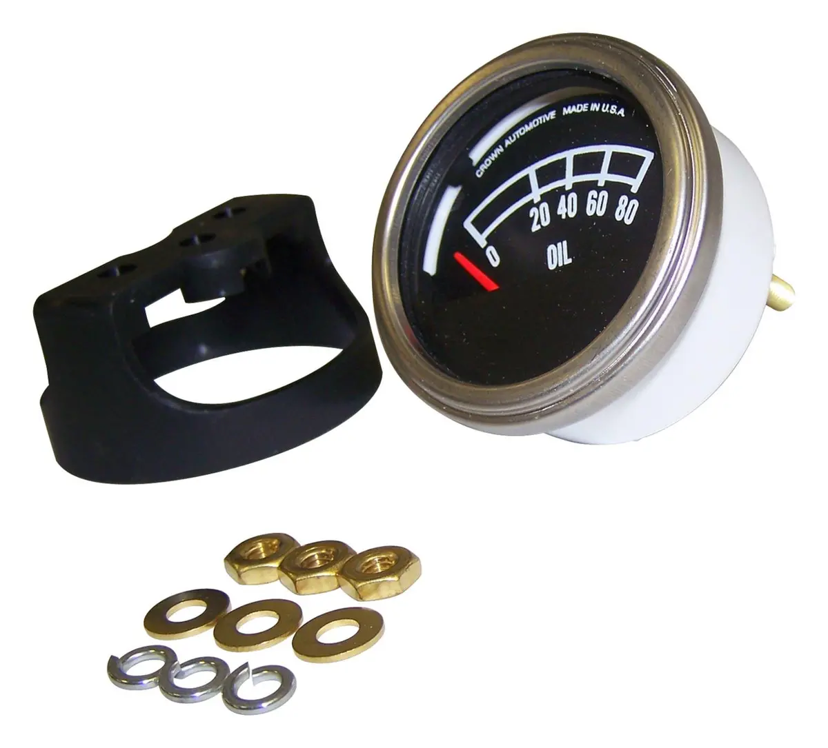 Oil Pressure Gauge, 4 Stud, 1976-1986, Jeep Cj-5, Cj-6 & Cj-7 1