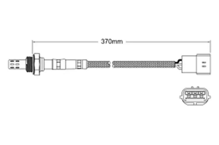 O2 Oxygen Sensor For Mazda 121 Db 1.3 1.5 Oza186-F1 Ego-055 Ntk 2