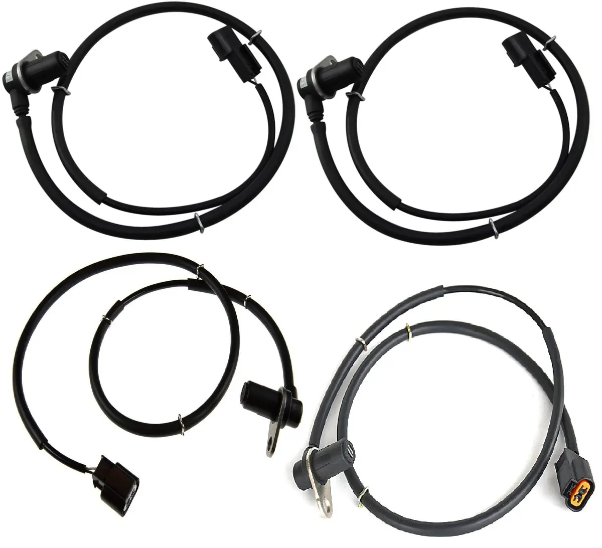 Front & Rear Set Of Abs Wheel Speed Sensor For Mitsubishi Pajero V78w V77w 1