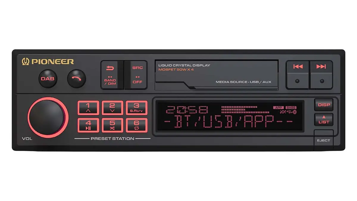 Pioneer Sxt-C10ps Retro Radio Digital Media Receiver 1