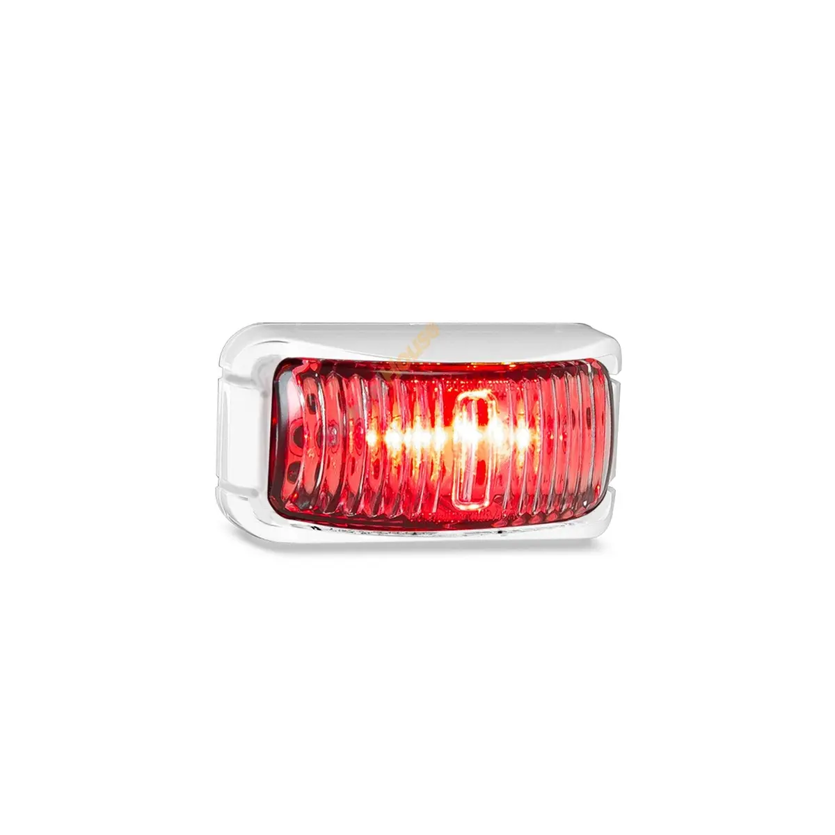 Led Autolamps 42Wrmb Red Rear End Outline Marker Light White Base 2 Led Lamp 1