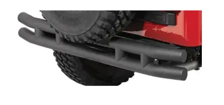 Qr3 Dual-Tube Rear Bumper, 1955-1986 Jeep Cj-5 & Cj-7 1