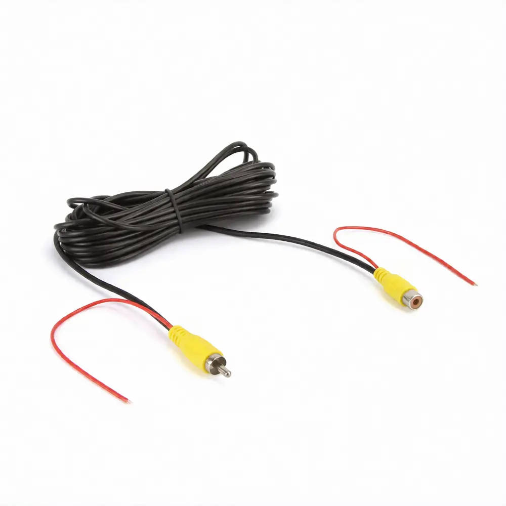 Dna Rvs006f 6 Metre Male To Female Rca Video Cable With Power Wire 1