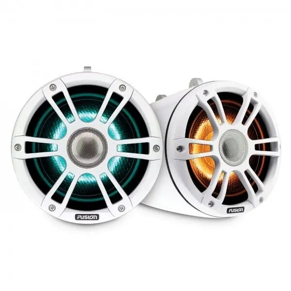 Fusion Sg-Ft652spw 6.5" 230 Watt Sports White Marine Wake Tower Speakers (Pair) 1