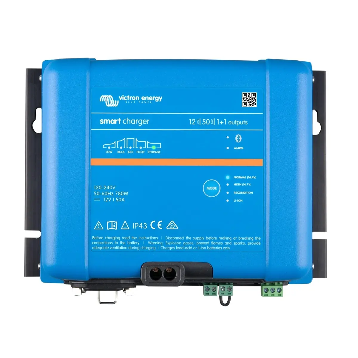 Victron Energy Psc125051095 Phoenix Smart Ip43 Charger 12/50(1+1) 120-240V 1