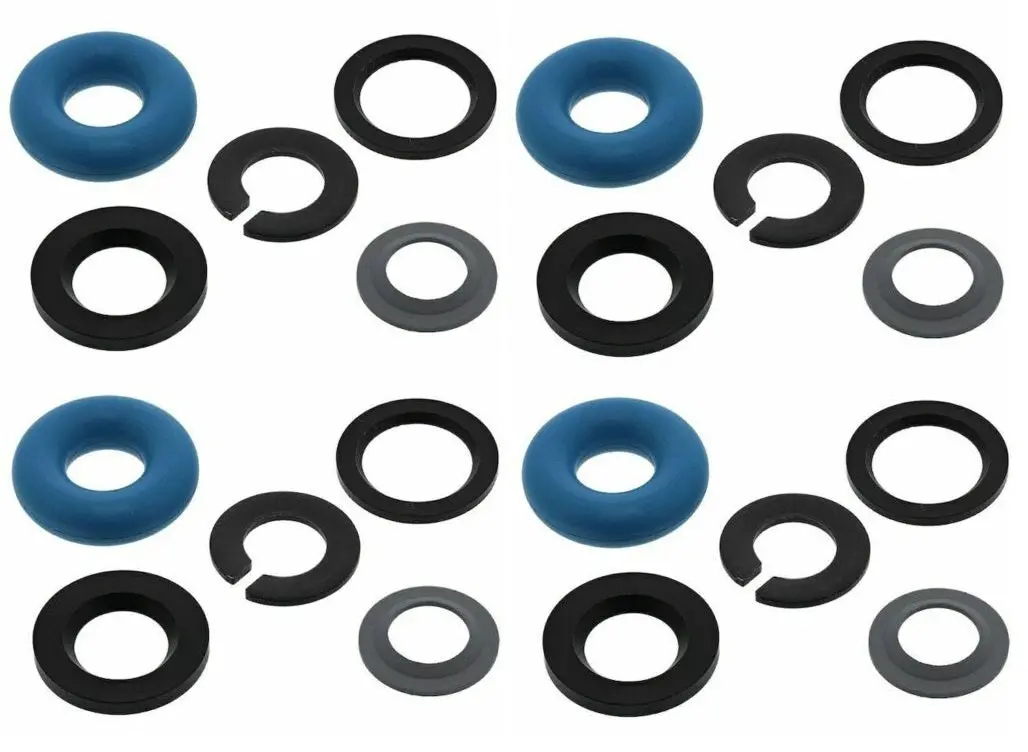 Fuel Injector Seals Set (4) For Mazda 3 Bk 6 Cx7 L3 2.3L Dohc Turbo 1