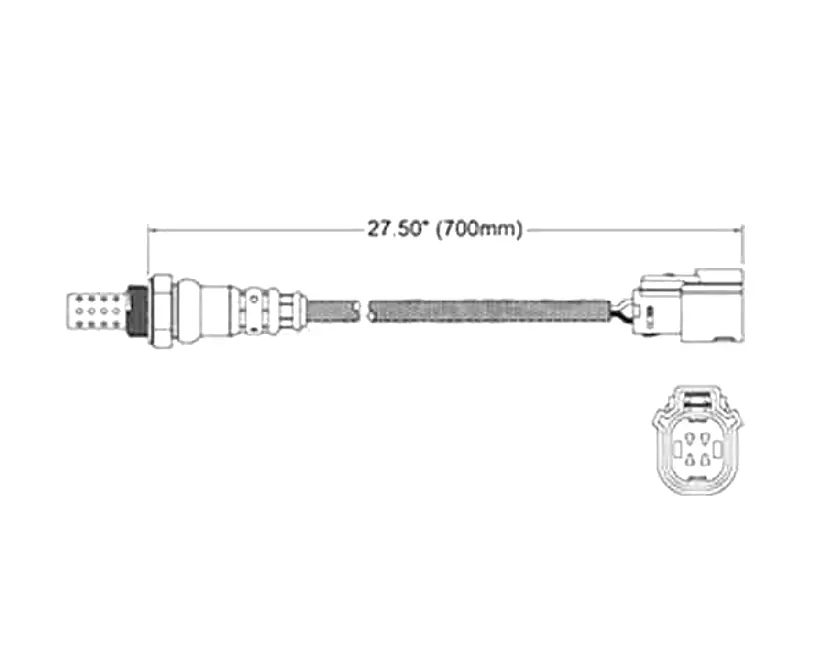 Rear O2 Oxygen Sensor For Ford Falcon G6e Lpg Barra E-Gas 2008-2011 2