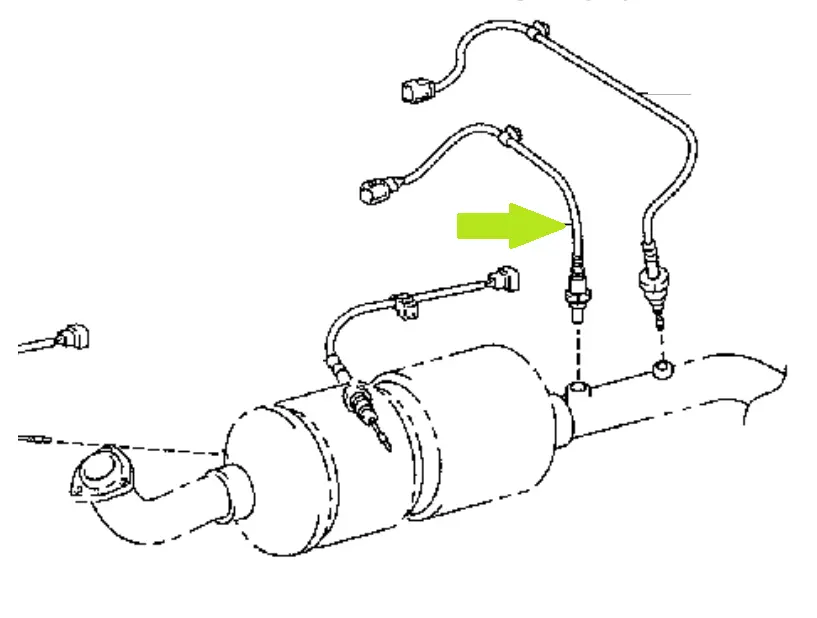 Oxygen Sensor O2 For Hiace Kdh201r 3.0L Diesel 12/2013 - 2019 1Kdftv 2