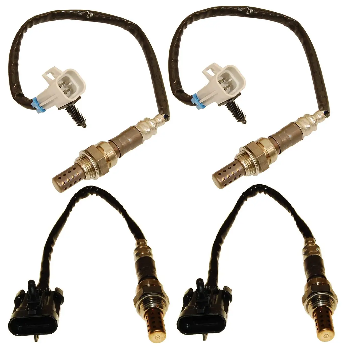4 X O2 Sensors + Extensions For Ve Commodore 6.0 6.2 L76 L77 Ls3 L98 Oem Quality 1