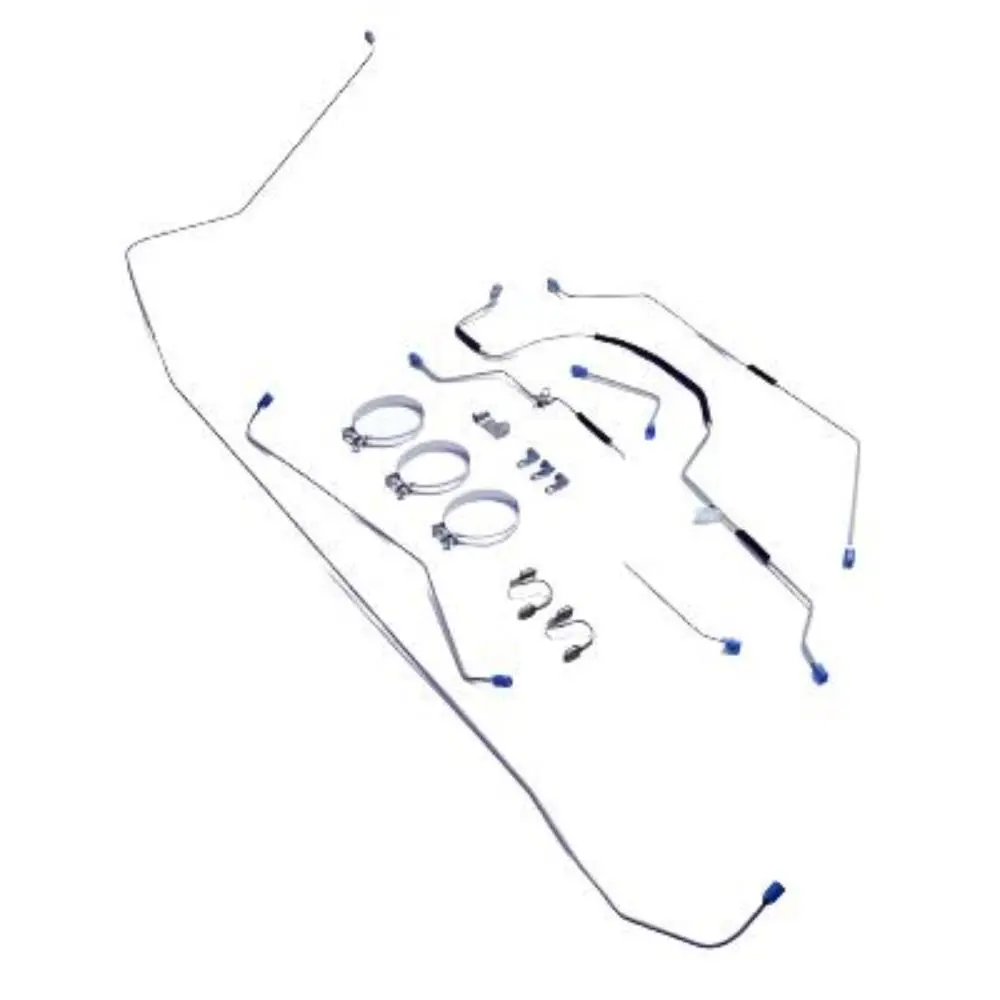 Steel Full Brake Line Set, Imported, 1950-1952, M38 1