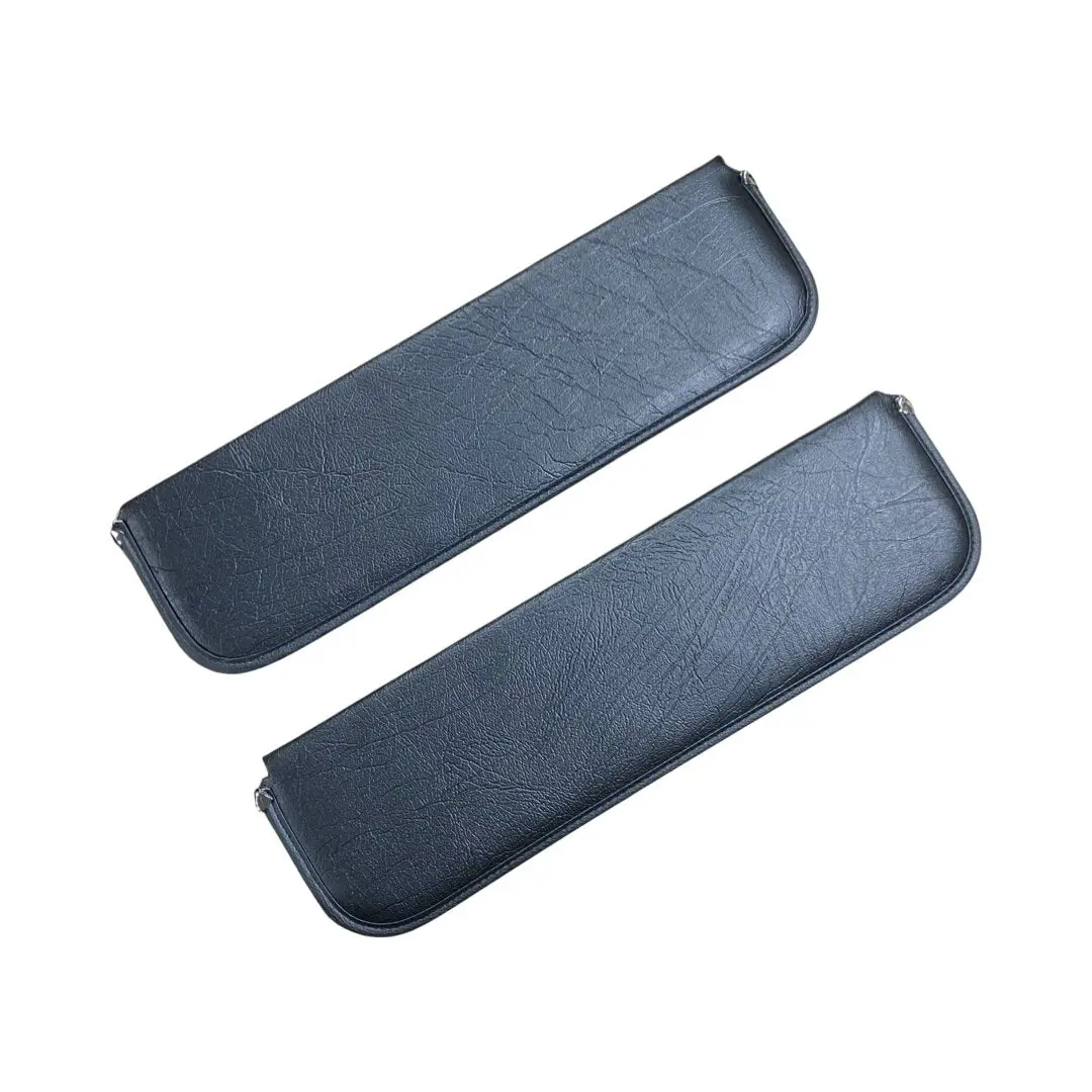Sun Visors, Vinyl Covered, Black, 1946-1964, Willys Pickup And Station Wagon, Panel Delivery 1