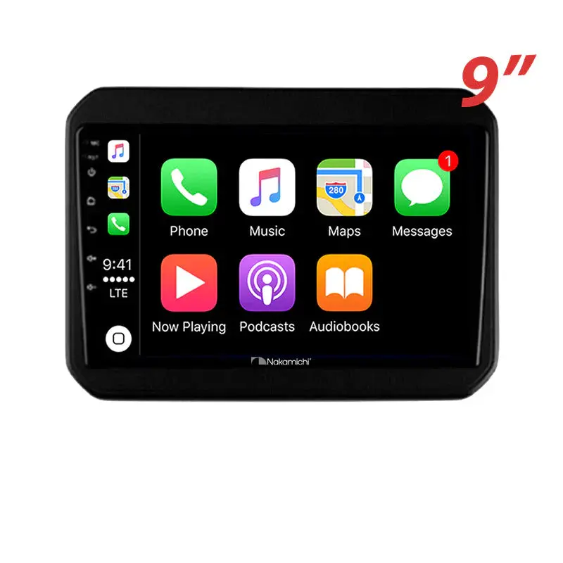 Nakamichi Na9suzukiignis2017on - 9" Android Wireless Carplay & Gps Navigation System 1