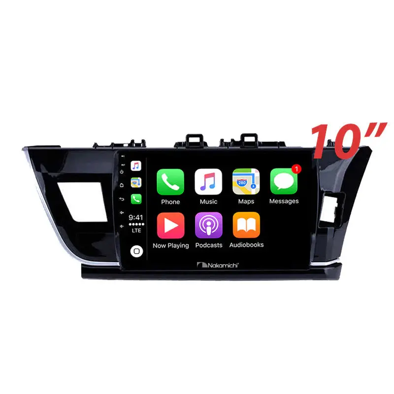 Nakamichi Naxtoyotacorolla20132016sedan 10" Wireless Carplay Android Auto Toyota Corolla 2013-2016 Sedan Head Unit 1