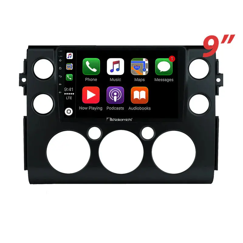Nakamichi Na9toyotafj20112016 9" Wireless Carplay Android Auto Toyota Fj Cruiser 2011-2016 Head Unit 1