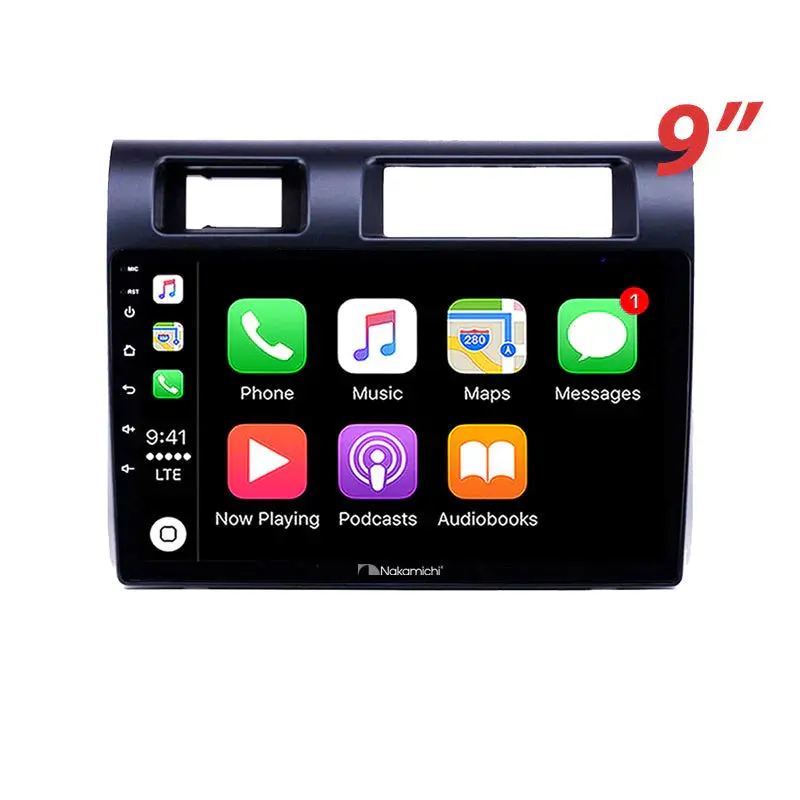 Nakamichi 9" Wireless Carplay Android Auto Toyota Landcruiser Lc70 Lc79 Ute 2007-2023 Head Unit 1