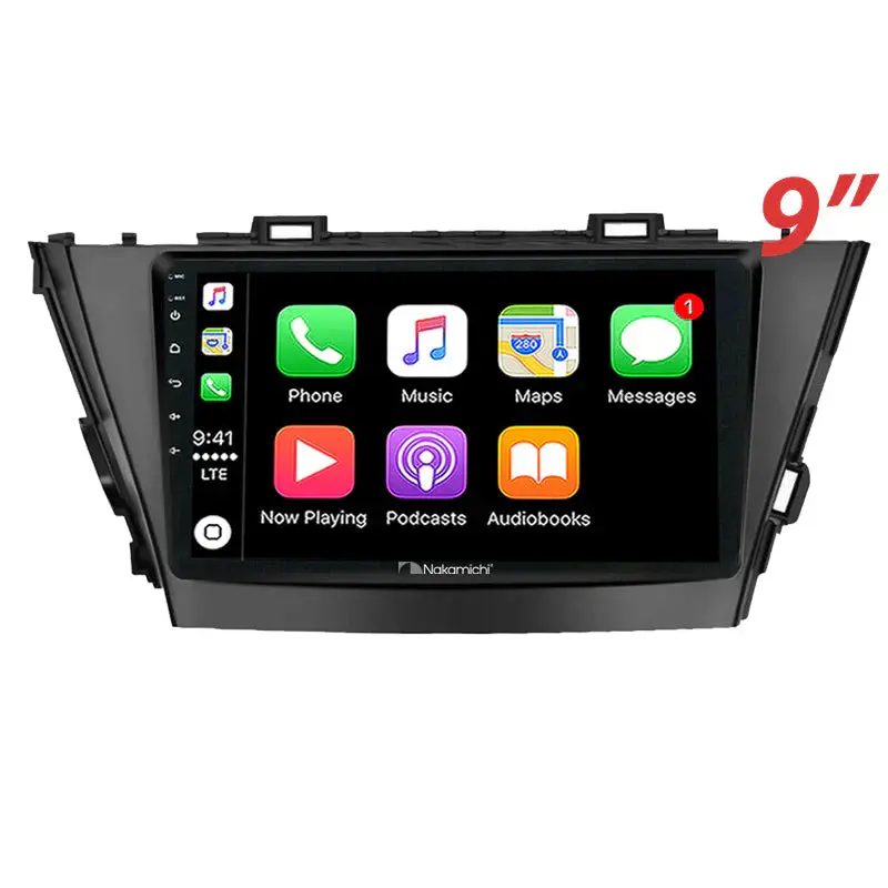 Nakamichi 9" Wireless Carplay Android Auto Toyota Prius V 2012-2019 Head Unit 1