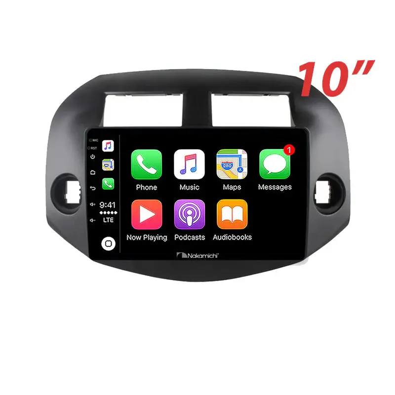 Nakamichi 10" Wireless Carplay Android Auto Toyota Rav4 2006-2012 Head Unit 1