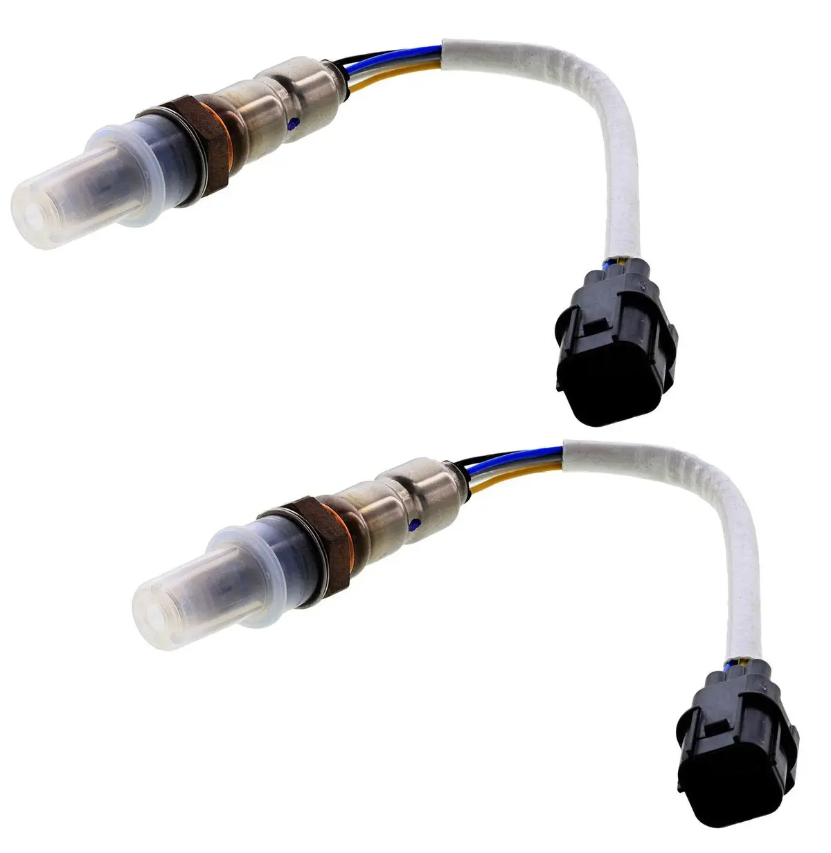 2X New Oem Ntk Pre-Cat Oxygen Sensor - Front & Rear For Honda Accord Cp 3.5L 1