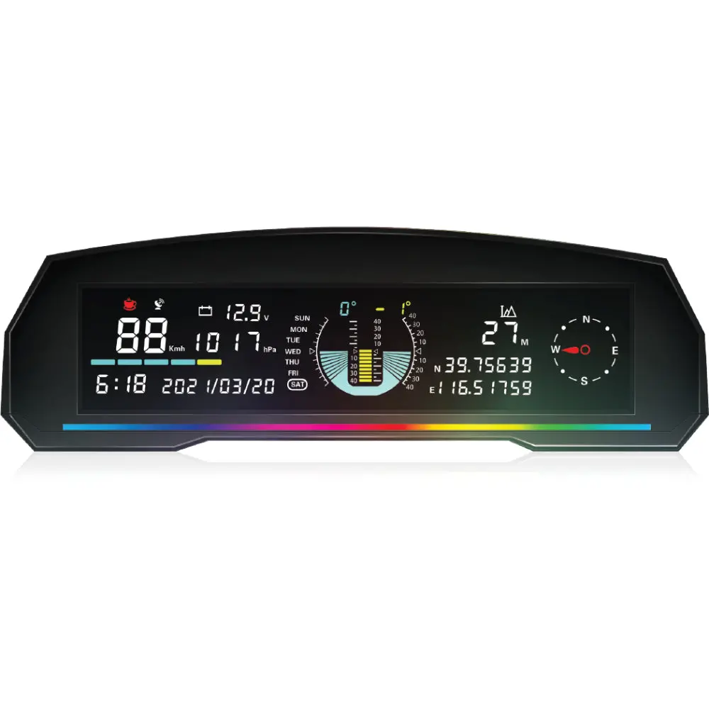 Gator Galt02 4X4 Inclinometer Off-Road Vehicle Information Display 1