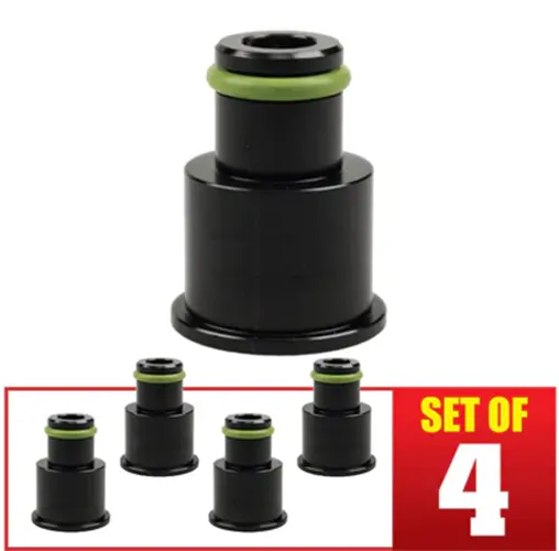 4 X Injector Extension 3/4 To Full Length 14Mm-11Mm Rdx To B16 B18 Fuel Rail Set 1