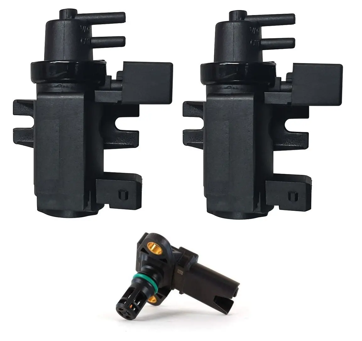 Boost Solenoid Valves X 2 + Map Sensor For Bmw 3 Series E90 E91 E92 E93 335I N54 1