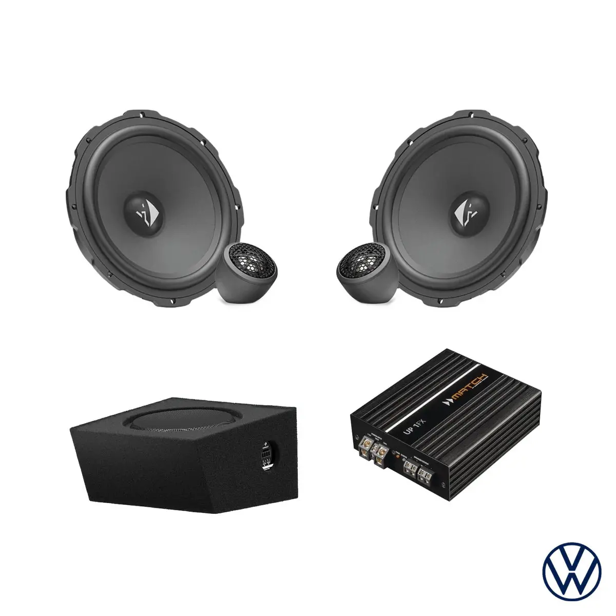 Vw T6.1 - Front Speaker Dsp Amplified Package | Helix Ci3 1
