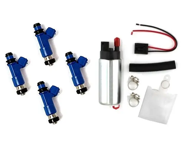 650Cc Fuel Injectors X 4 + 300 Lph Fuel Pump For Gj Gk Wrx 2.5 1