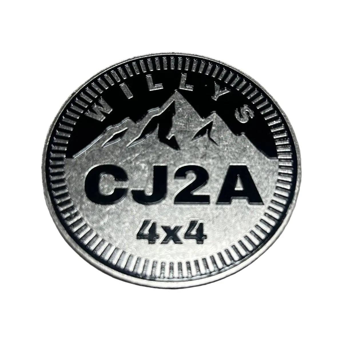 Willys Jeep Cj-2A Trail Rated Badge 1