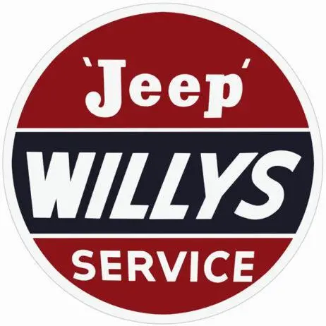 Willys Jeep Service Metal Sign 1