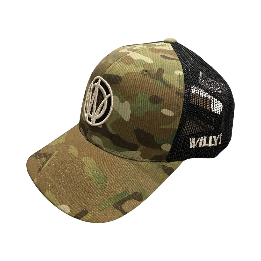 Willys Overland Embroidered Hat, Multicam, 1941-1971, Willys And Jeep 1