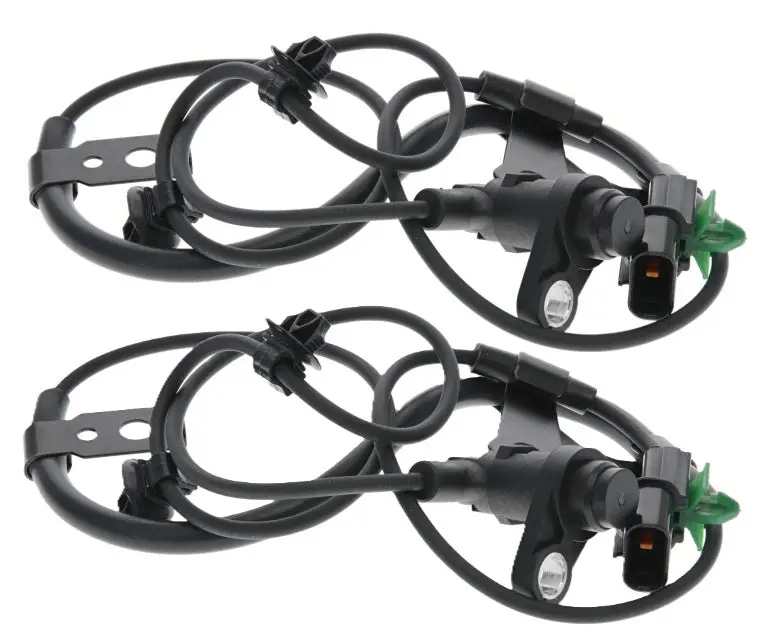 Rear Left + Right Abs Wheel Speed Sensors For Mitsubishi Challenger 6/2011+ Kh4w 1
