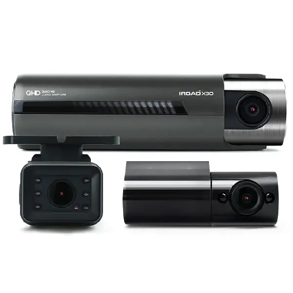 Iroad X30-3 3Ch 5Mp 1440P Qhd Front + Fhd Ip69k External + Fhd Interior Ir Camera With Microsd Card 1