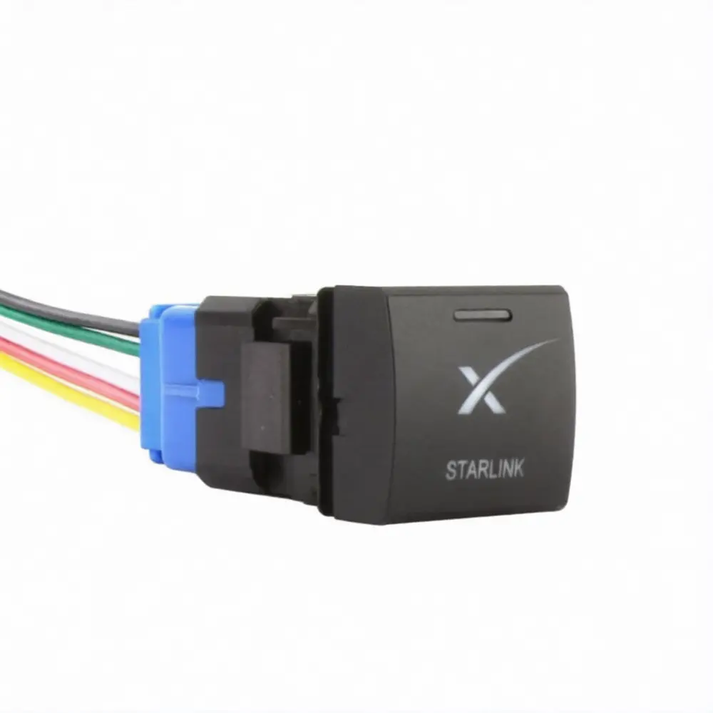 Dna Toysw04sl Starlink Toyota Square Factory Blank Switch 12Vdc Spst Illuminated 1