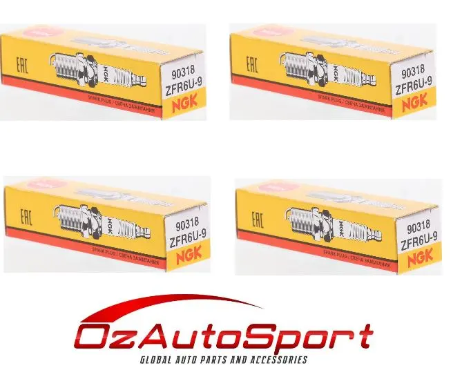 Ngk Spark Plugs Zfr6u-9 X 4 For Holden Cruze 2009~2013 1.8 Litre 1