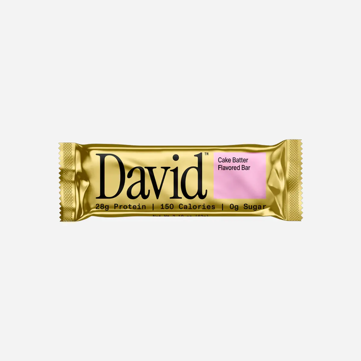 David Protein Gold Cake Batter (28G Protein) - 12 Bars 1