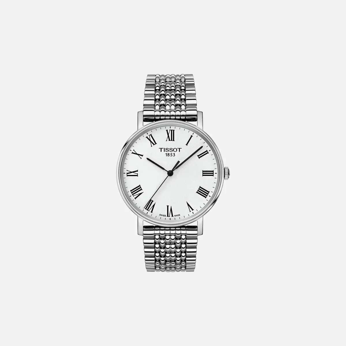 Tissot Everytime Medium Plongeur Dial Silver Stainless Steel Strap Watch 1