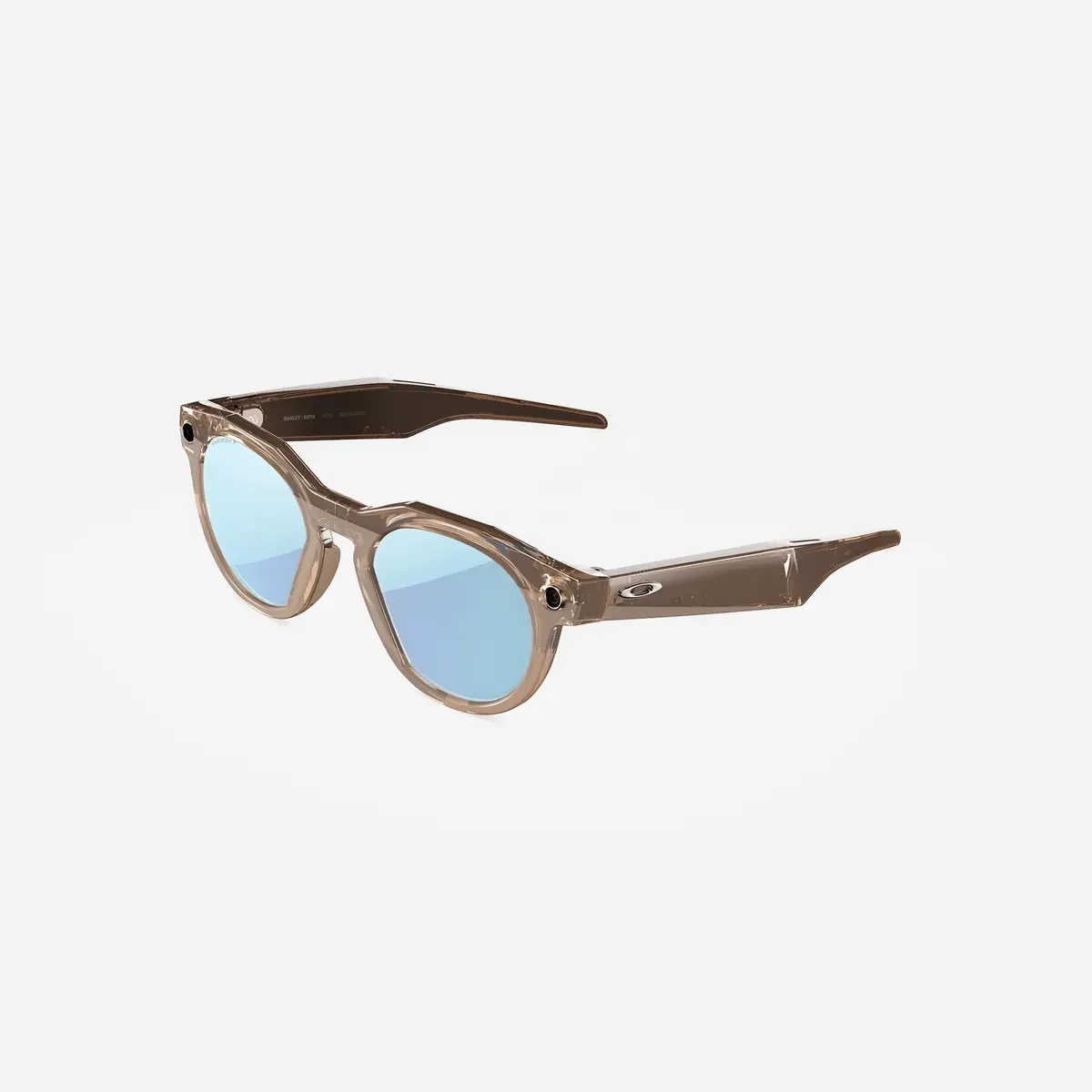 Oakley Meta Hstn Prizm Deep Water Polarised Lens Brown Smoke Frame Ai Glasses 1