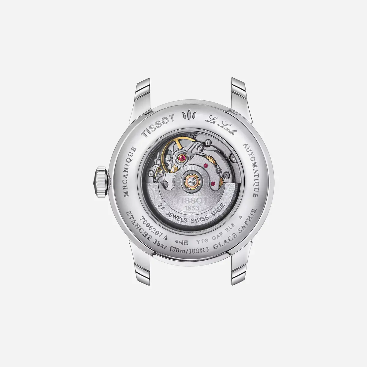 Tissot Le Locle Automatic Lady 29Mm 20Th Anniversary Leaf Dial Silver Stainless Steel Watch 2