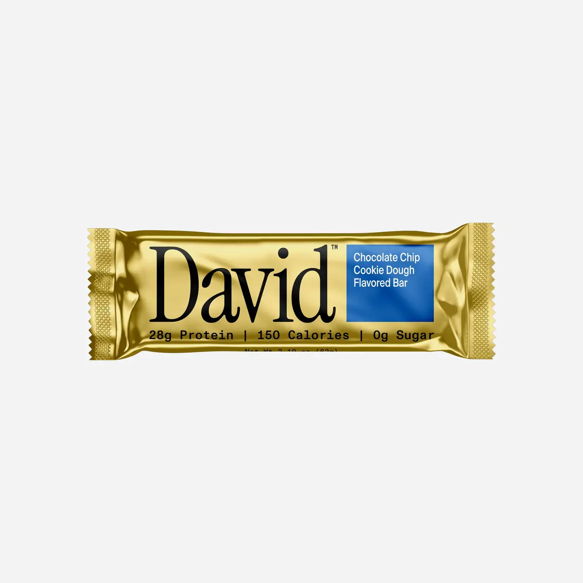 David Protein Gold Chocolate Chip Cookie Dough (28G Protein) - 12 Bars 1